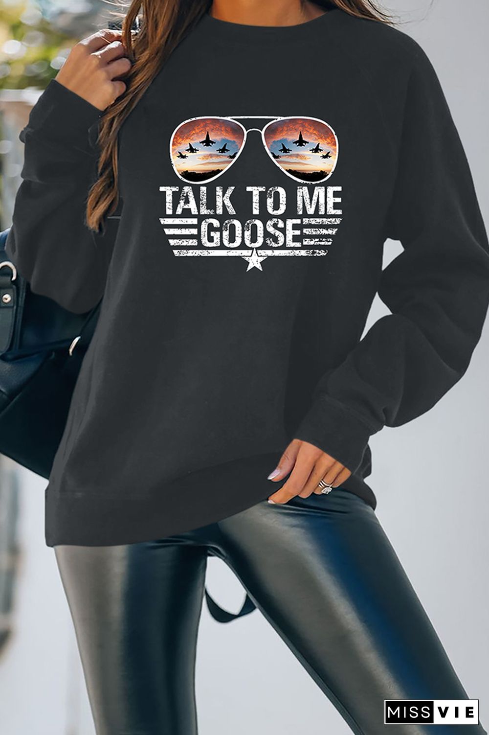 Talk To Me Goose Sweatshirt Wholesale