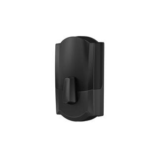 Schlage Camelot Matte Black Electronic Encode Smart WiFi Deadbolt with Alarm BE489WB CAM 622