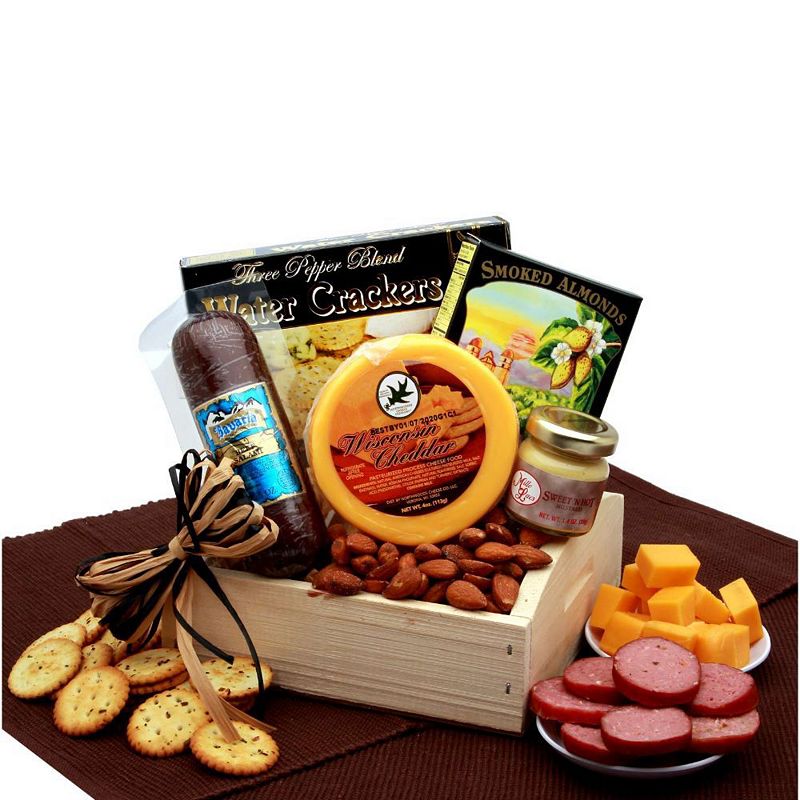 GBDS Sausage and Cheese Snacker - meat and cheese gift baskets