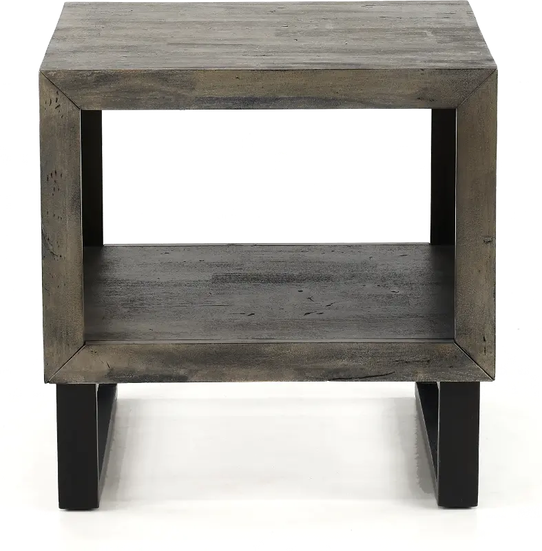 Mulholland Drive Gray End Table