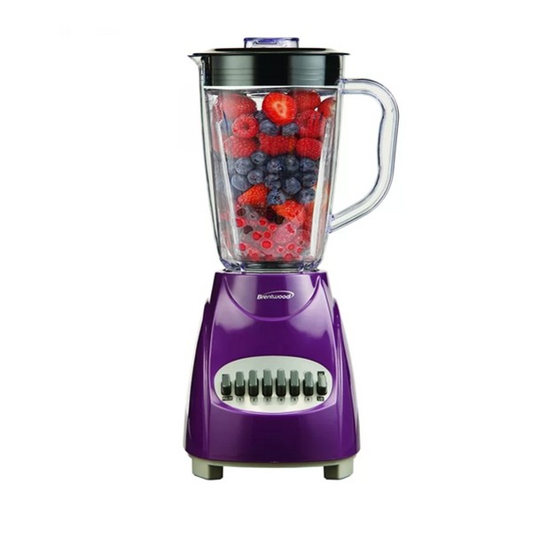 Brentwood 12 speed Blender With Plastic Jar