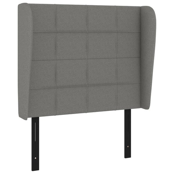 vidaXL Headboard with Ears Dark Gray 79.9