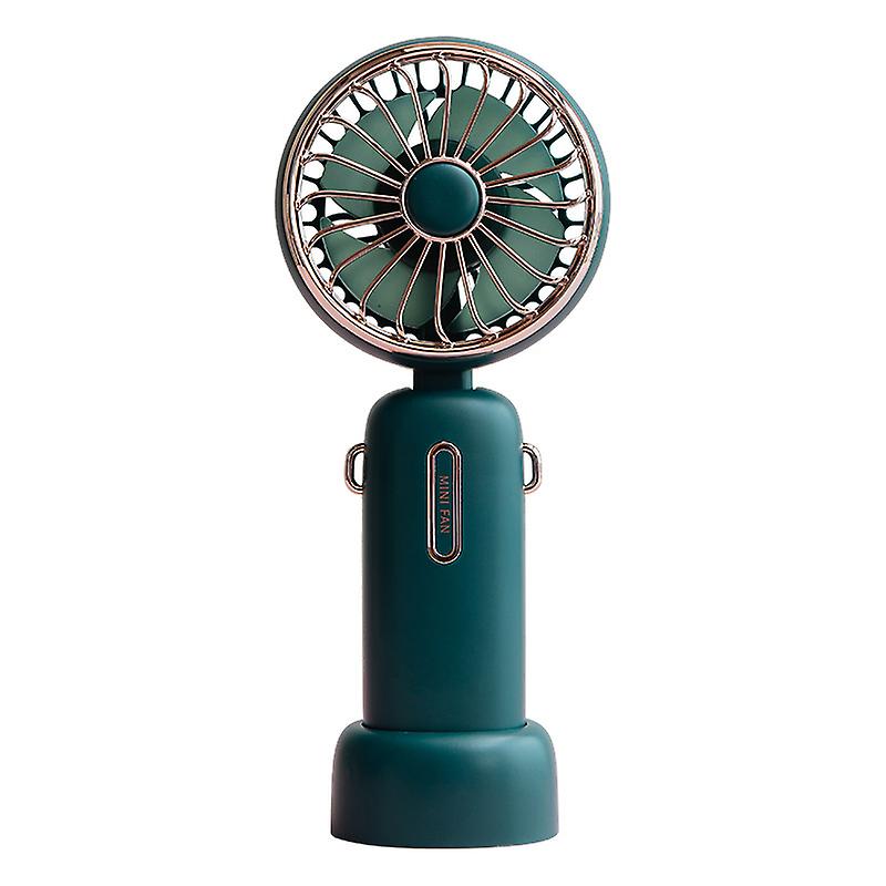 Saydy New Mini Fan Large Capacity Retro Handheld Portable Hanging Neck Usb Charging Folding Fan