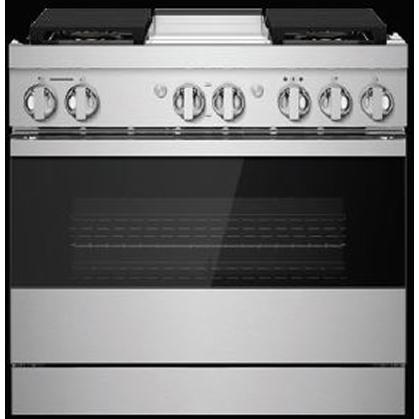 JennAir 36-inch Freestanding Dua-Fuel Range with JennAir® Culinary Center JDSP536HM