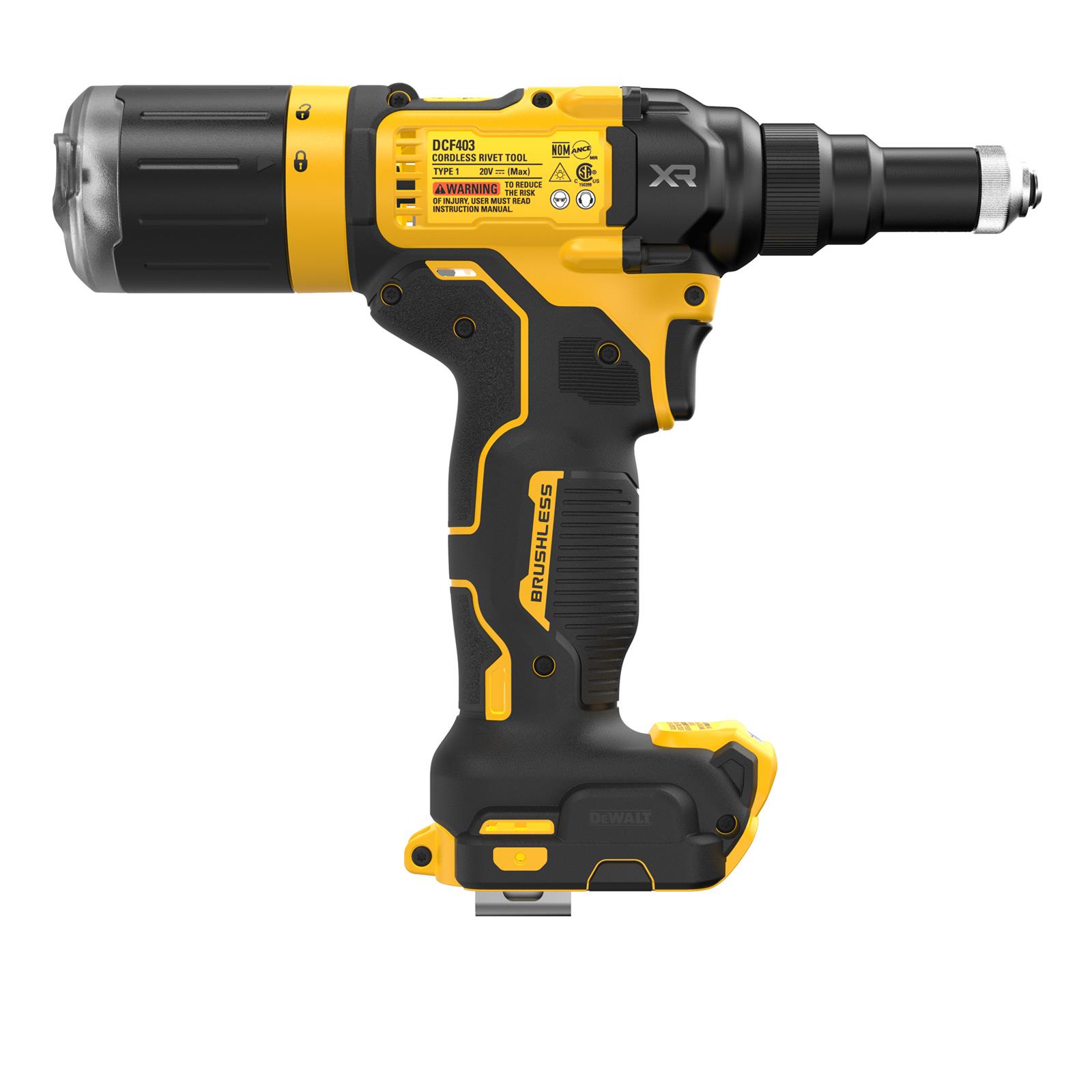 Dewalt DCF403B Dewalt 20 V MAX XR Brushless Cordless 3/16 in. Rivet Tools