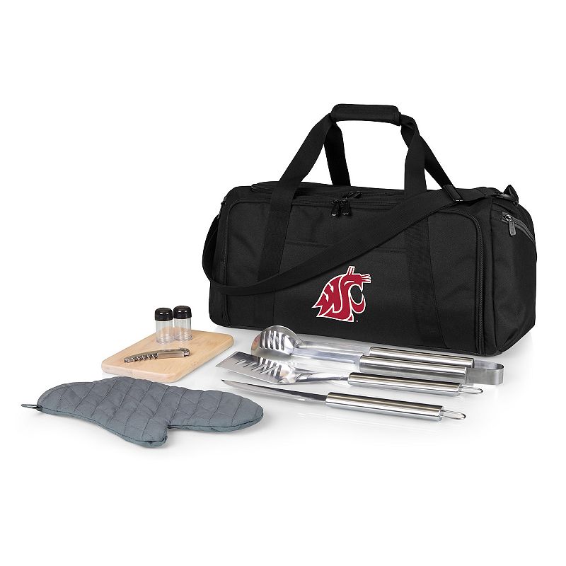 Picnic Time Washington State Cougars BBQ Grill Set and Cooler