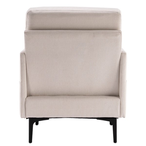 Fabric Upholstered Accent Arm Chair 4 Colors