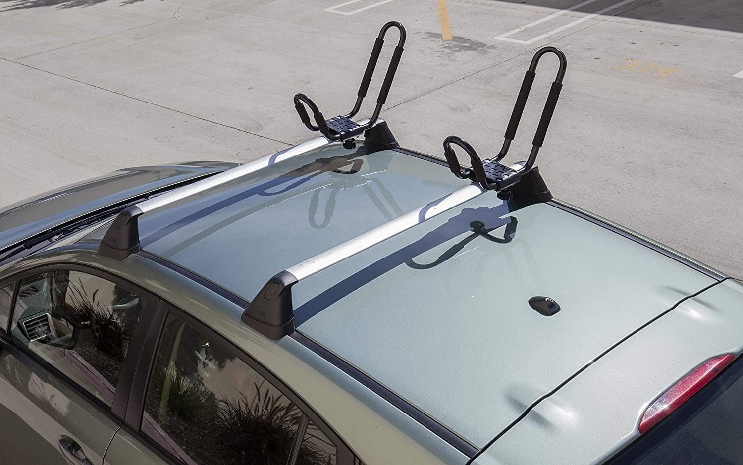 Oxgord Kayak Roof Rack Canoe Carrier Top J-Bar Universal Mount for SUV Truck Van Car