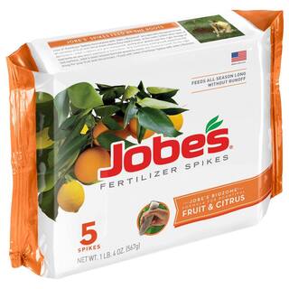 Jobe's Fruit and Citrus Tree Fertilizer Spikes (5-Pack) 01002