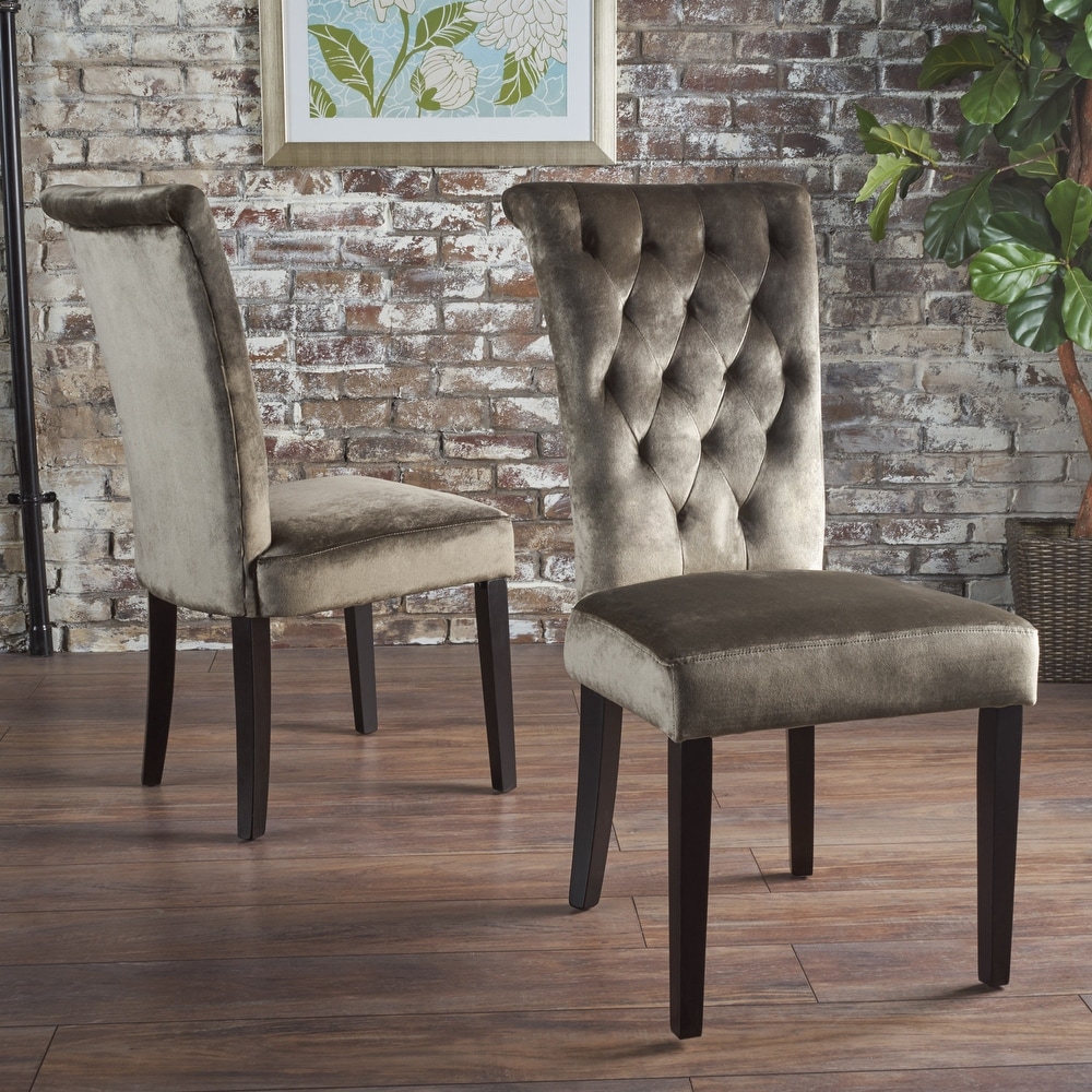 Venetian Velvet Dining Chair (Set of 2) by Christopher Knight Home