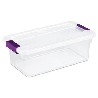 Sterilite 6 Qt. ClearView Latch Box Storage Bin Container (12-Pack) 12 x 17511712