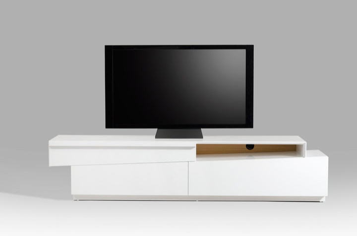 Medee Modern White Tv Stand   Transitional   Entertainment Centers And Tv Stands   by V.S.D Furniture  Houzz