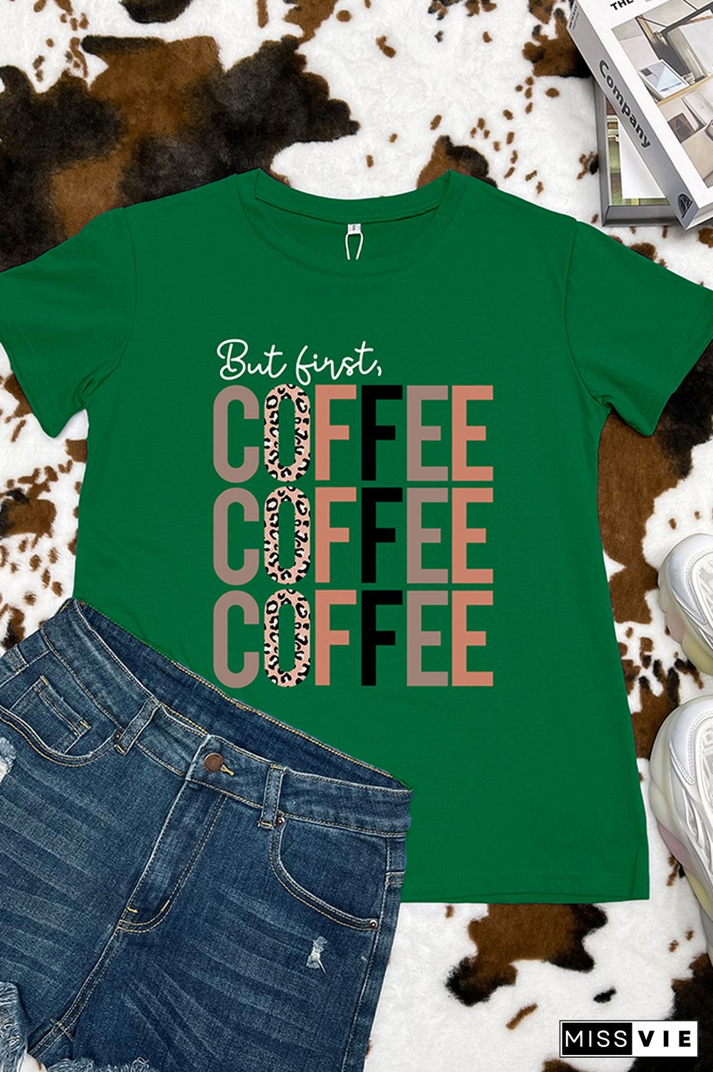 But First, Coffee Graphic Tee Wholesale