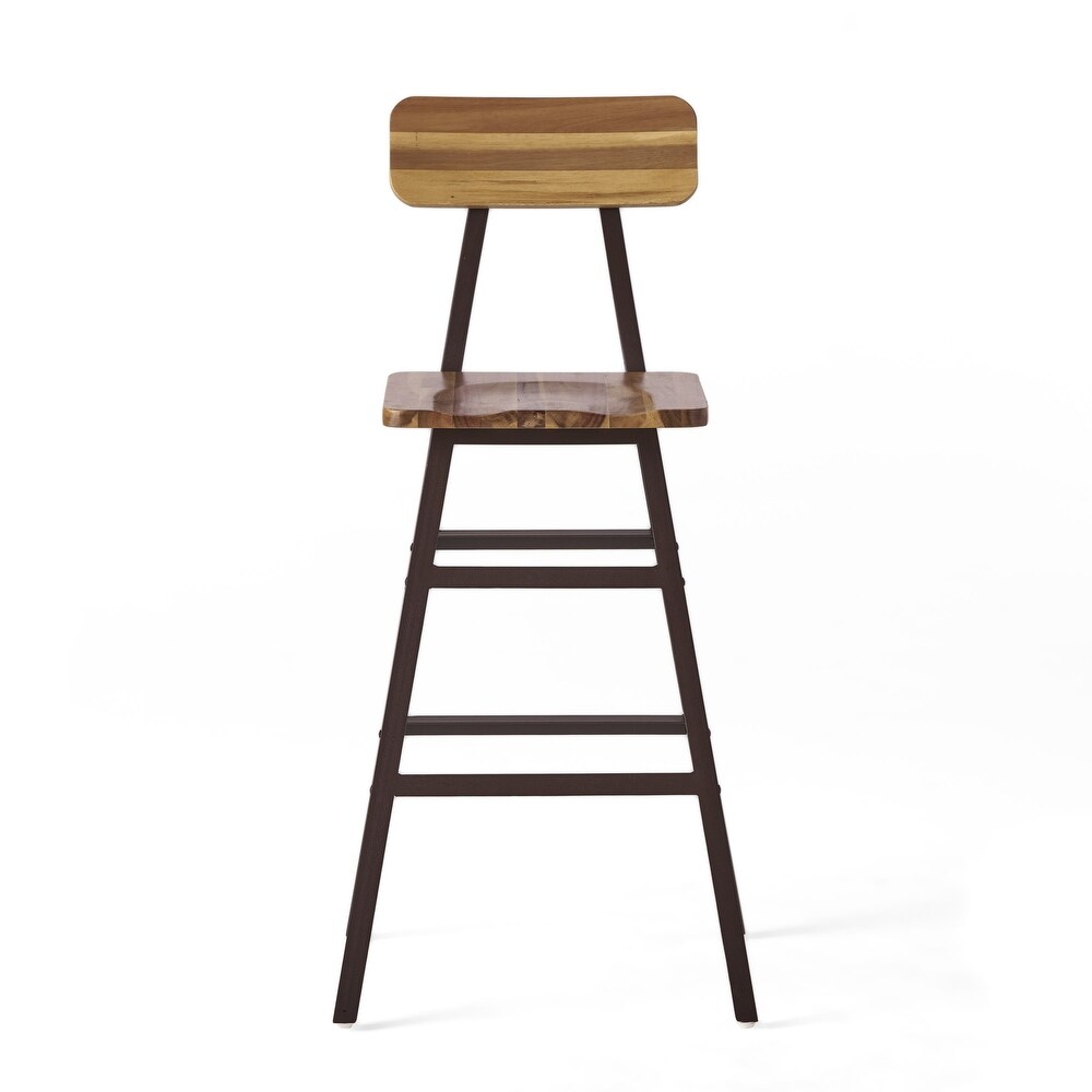 Ramona 3 piece Acacia Wood Bar Set by Christopher Knight Home