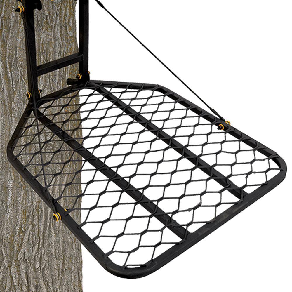 Muddy The Boss Wide Stance Hang On 1 Person Deer Hunting Tree Stand Platform MUD-MFP1080