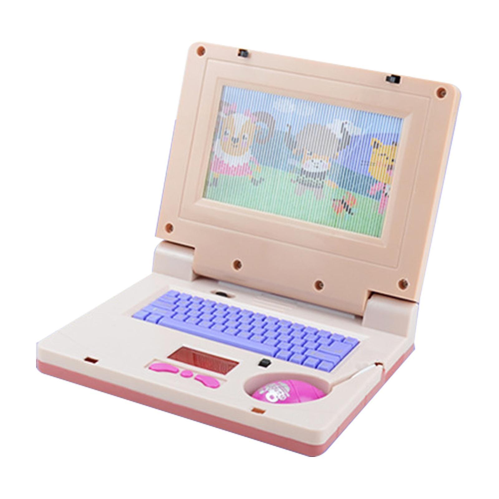 Simulated Kids Laptop，educational Learning Computer For Kids Ages 3+，with Sound Effects And Music