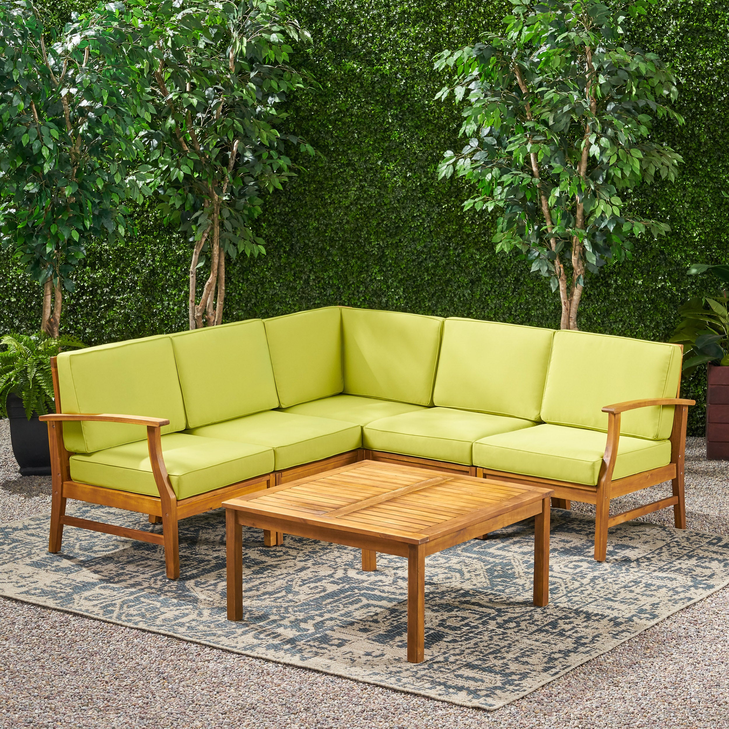 Capri 6pc Outdoor Sofa Set w/ Cushions