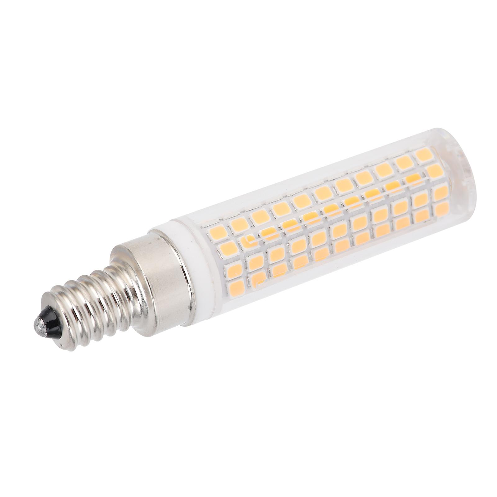 E12 Bulb LED Corn Lamp 1200LM 136LED Dimmable Bulb for Chandelier Ceiling Light Wall Lamp 110arm White