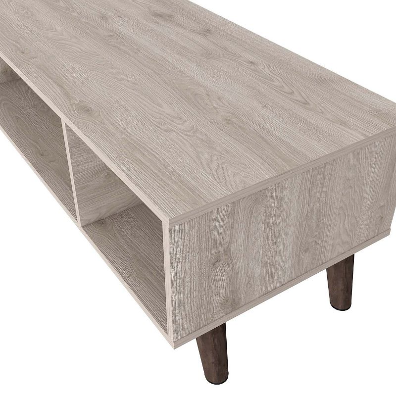 Oregon Coffee Table， Two Open Shelves， Four Legs