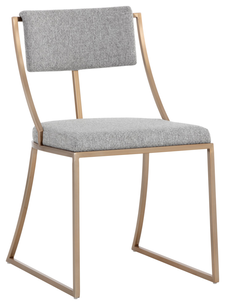 Makena Dining Chair Monument Pebble   Contemporary   Dining Chairs   by Sunpan Modern Home  Houzz