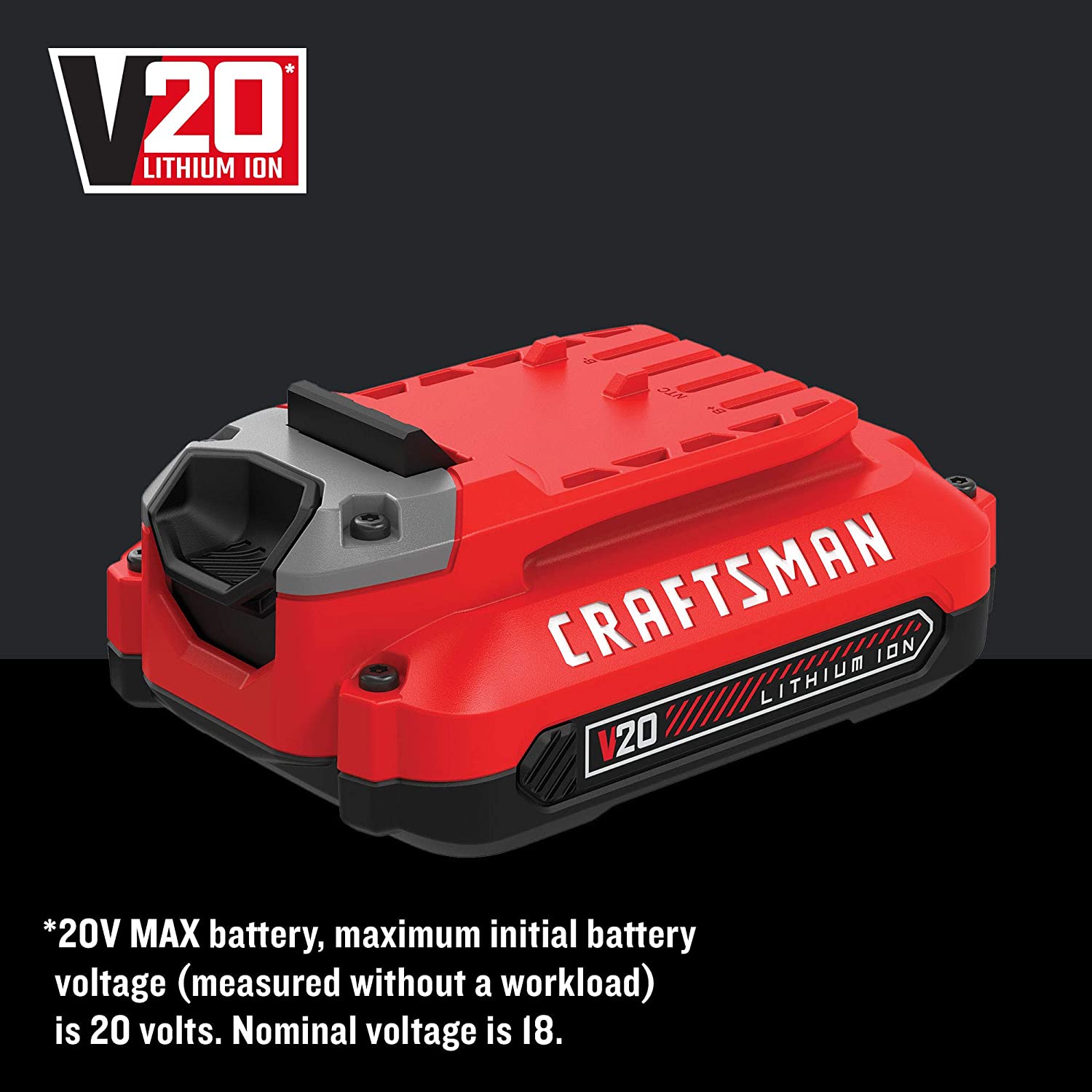 CRAFTSMAN V20 Cordless Leaf Blower， Variable Speed， Up To 100 MPH， with 2 Batteries and Charger (CMCBL720D2)