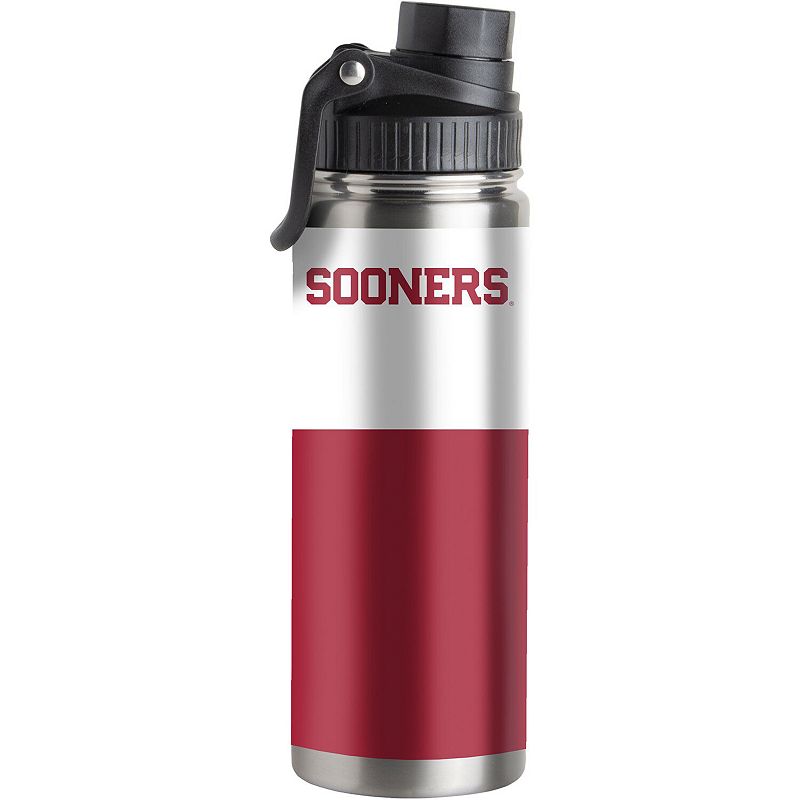 Oklahoma Sooners 21oz. Twist Top Stainless Bottle