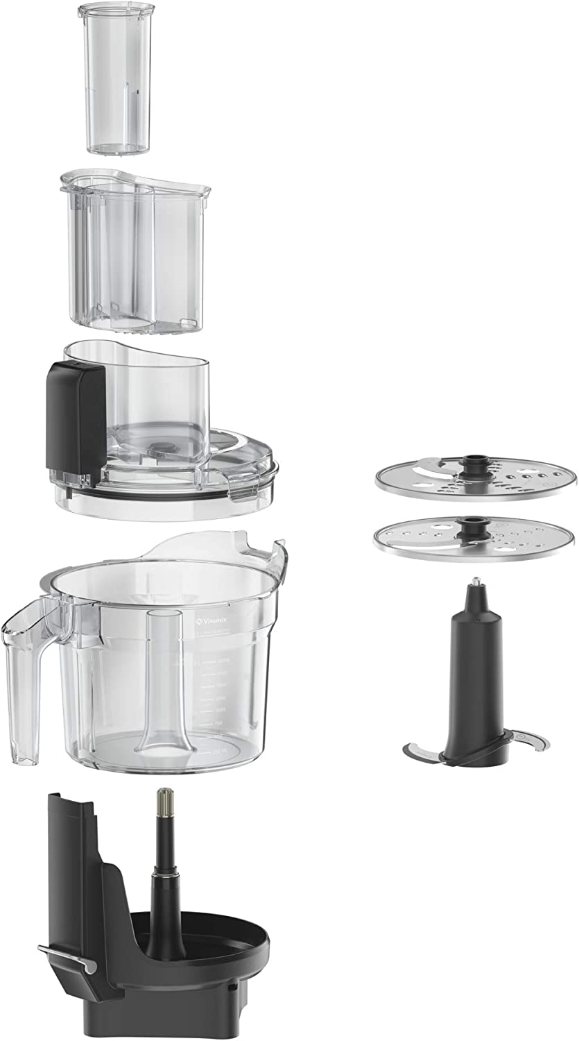 Vitamix 067591 Ascent 12 Cup Clear/Black Food Processor Attachment