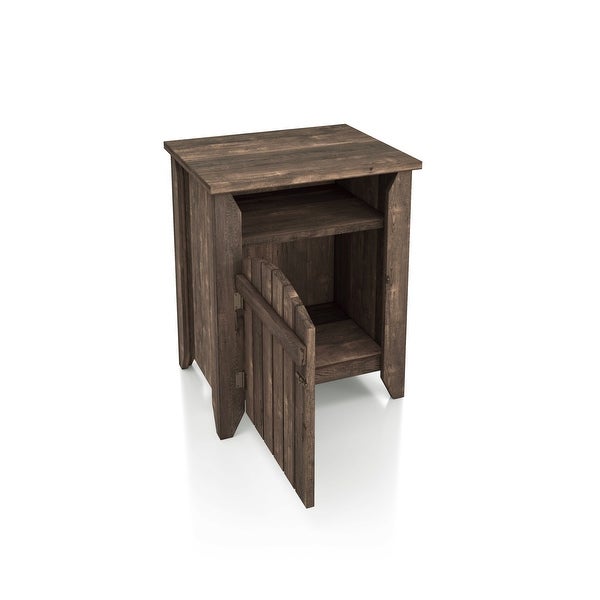 Carbon Loft Harland Rustic Oak 20-inch 1-shelf Side Table