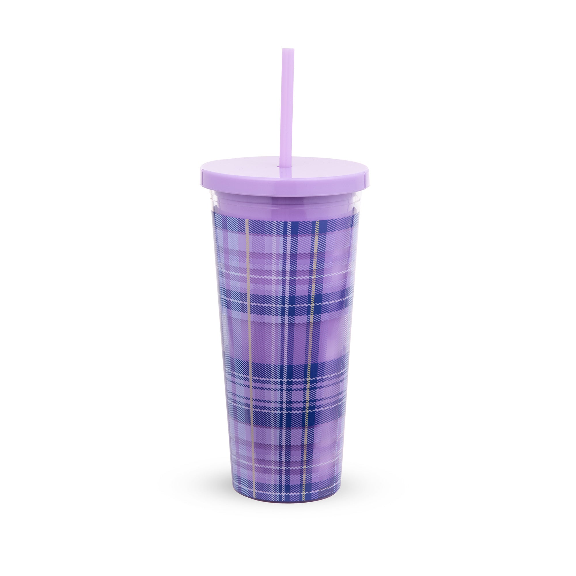 Double Wall Tumbler with Straw