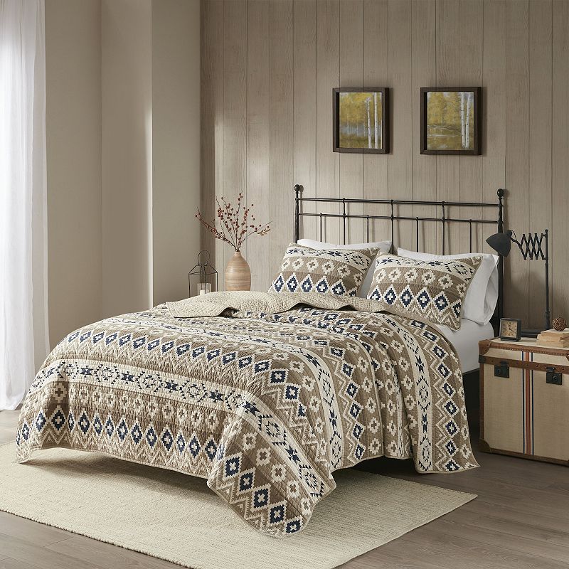 Woolrich Montana Printed Cotton Quilt Set with Shams