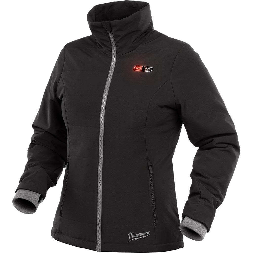 Milwaukee M12 Womens Heated Softshell Jacket Kit Large Black ;