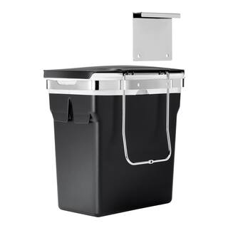 simplehuman 10-Liter Black In-Cabinet Trash Can CW1643