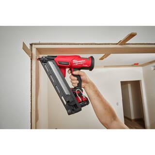 MW M18 FUEL 18 Volt Brushless Cordless Gen II 15-Gauge Angled Finish Nailer Tool Only  M18 18-Volt 2.0 Ah Compact Battery 2839-20-48-11-1820