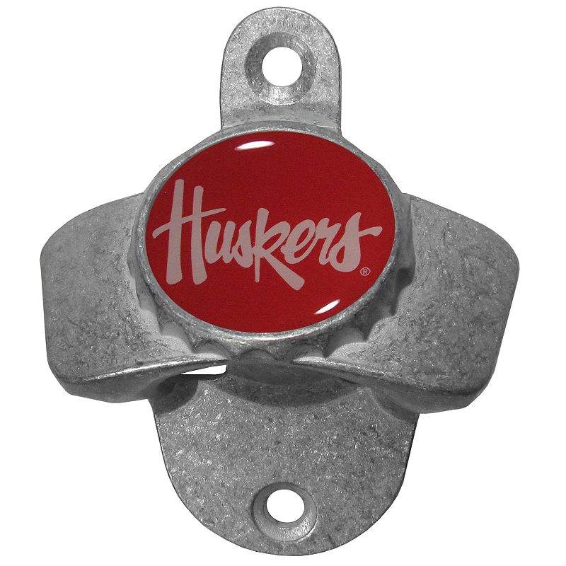 Nebraska Cornhuskers Wall-Mounted Bottle Opener