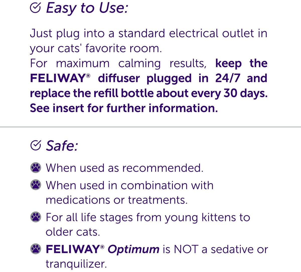 Feliway Optimum Enhanced Calming Pheromone 30 Day Cat Diffuser Refill