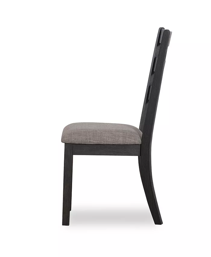 Home Furniture Outfitters Ansel Black Dining Chair