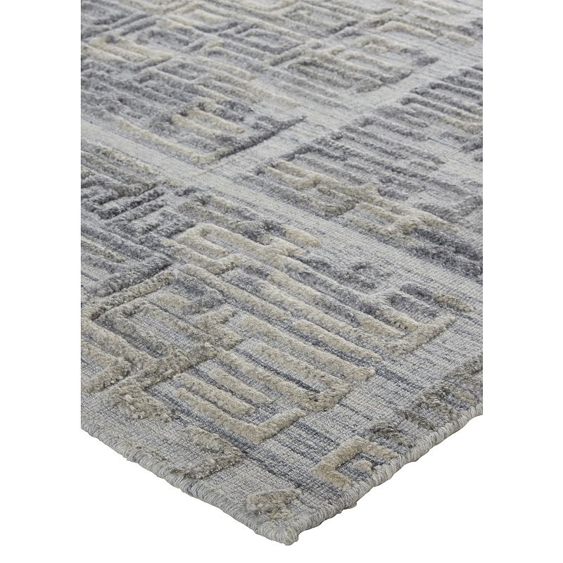 Weave and Wander Huntley Luxe Geometric Maze Rug