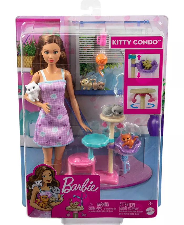 Barbie  Kitty Condo Doll and Pet Playset