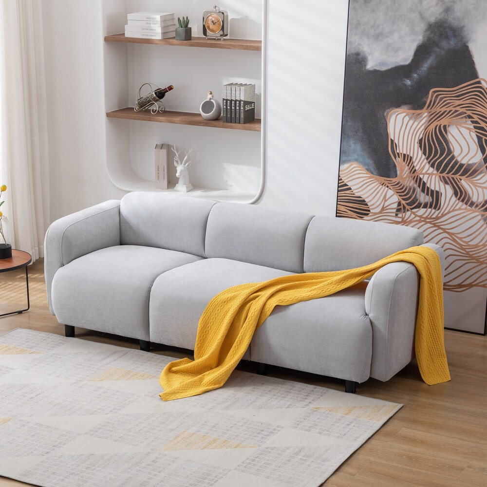 Modern 3 seat Cloud Sofa  Livingroom Deep Sofa Sectional Couch