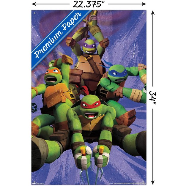 Trends International Nickelodeon Teenage Mutant Ninja Turtles Team Unframed Wall Poster Prints