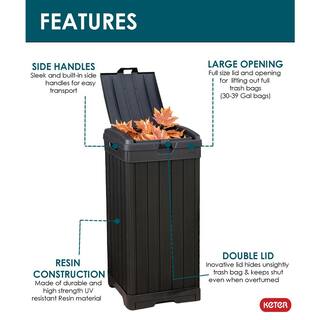 Keter Baltimore Outdoor Waste Bin 240770