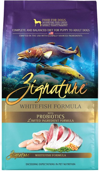 Zignature Whitefish Limited Ingredient Formula Dry Dog Food