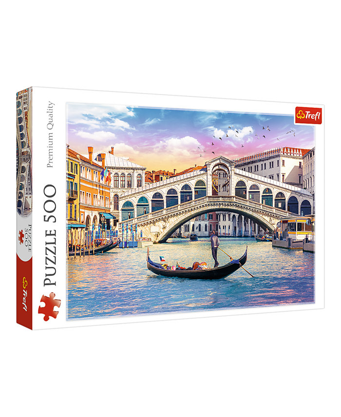 Trefl Red 500 Piece Puzzle - Rialto Bridge Venice