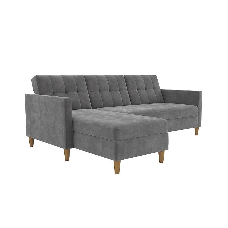 DHP Atwater Living Heidi Storage Sectional Futon Couch