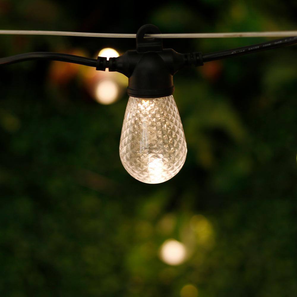 Westinghouse Outdoor 48 ft. 24-Light Solar Powered Edison Bulb LED String Light with Color Change Feature and Remote SR29ST01C-99