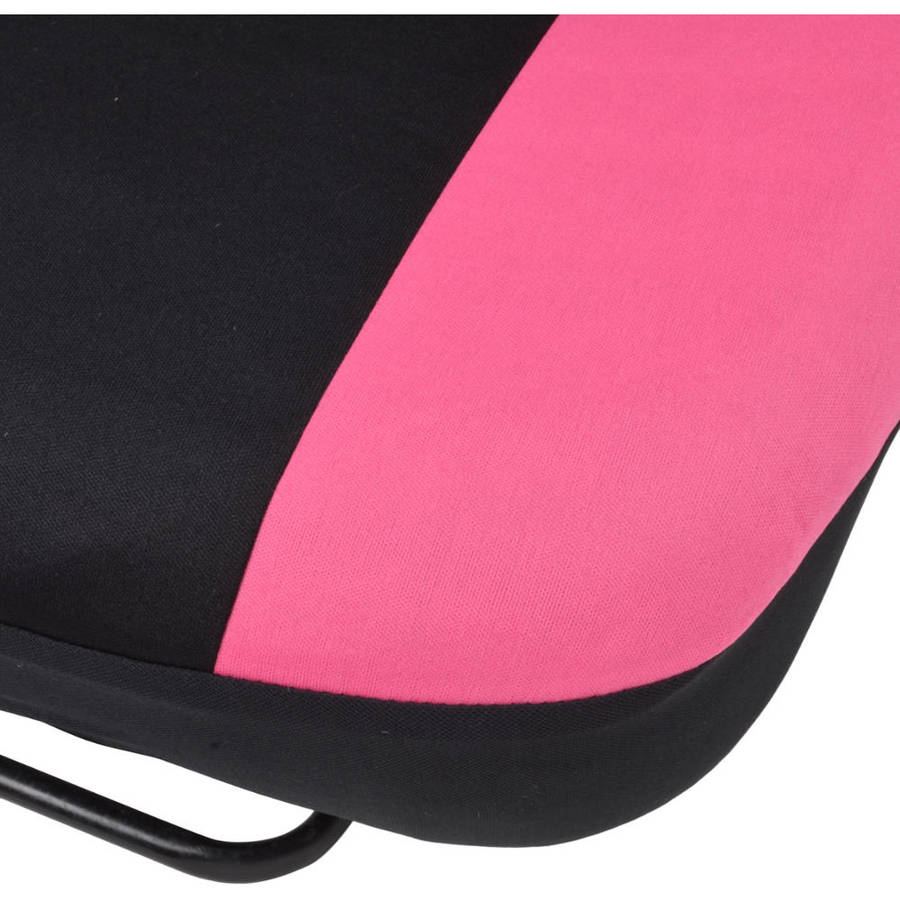 BDK Pink Love Heel Design Seat Covers for Car， SUV， Van and Truck， 9pc