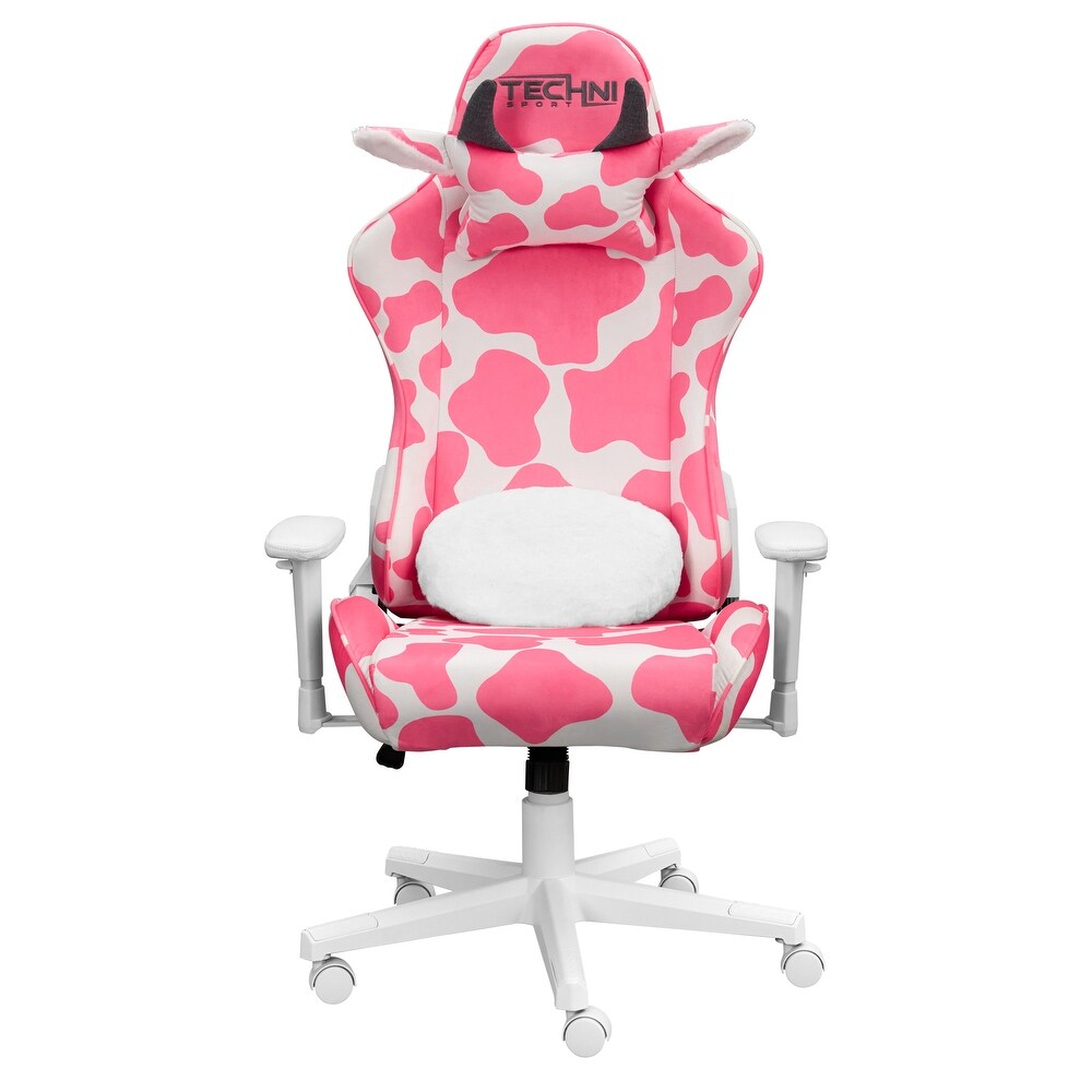 Techni Sport TS85 Cow Print Series Gaming Chair