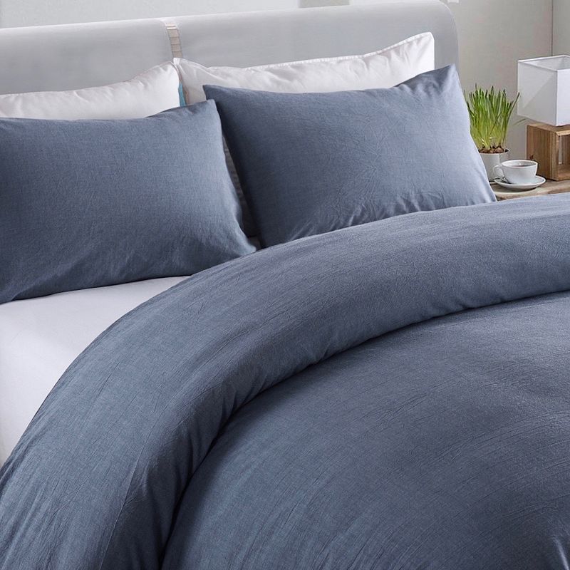 Messy Bed Washed Cotton Duvet Cover Set