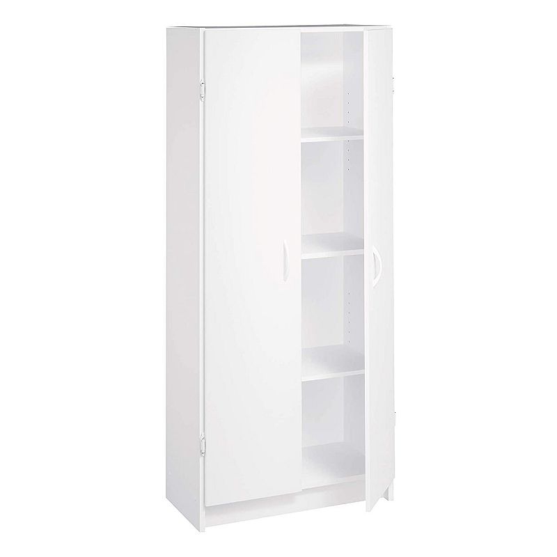 ClosetMaid 896700 12.5 x 24 x 59.5 Inch Adjustable 4 Shelf Pantry Cabinet， White