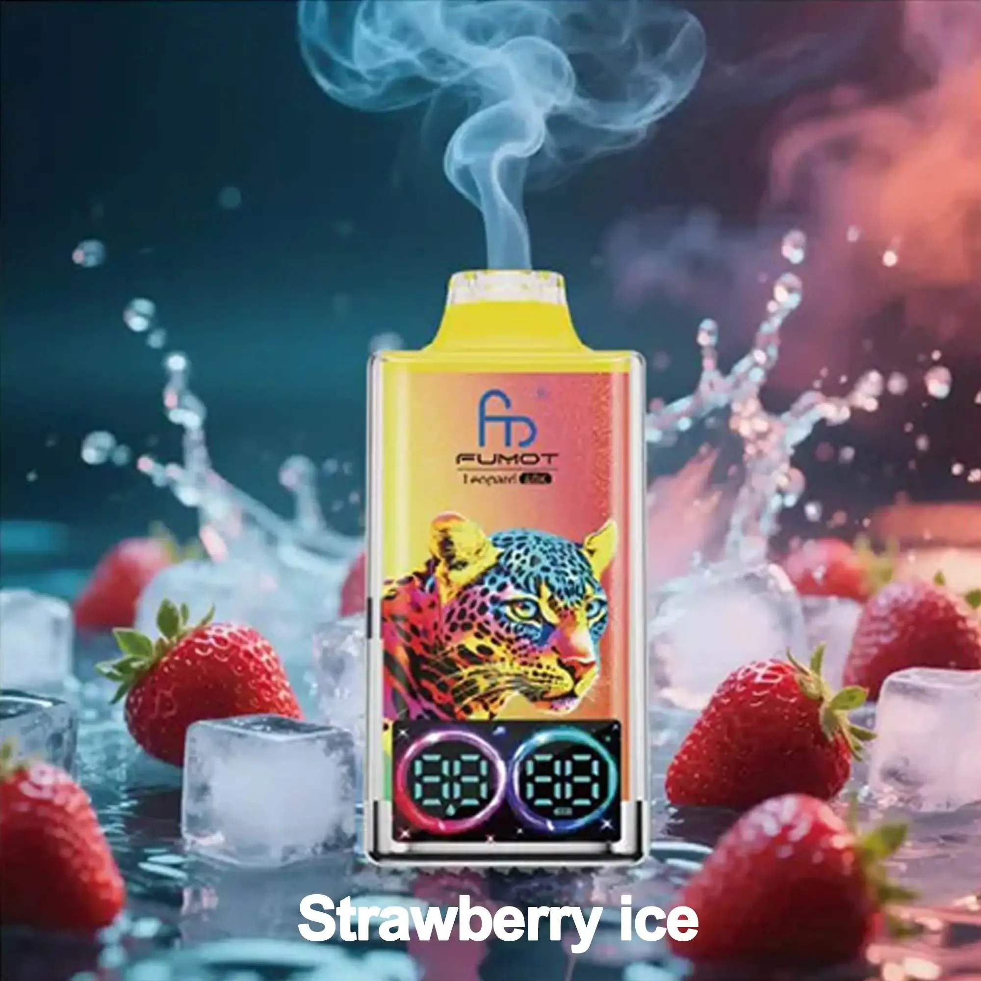 Fumot 40K Leopard Disposable Vape - Strawberry Ice